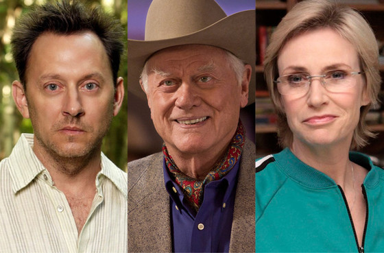 Jane Lynch, Larry Hagman, Michael Emerson Jane Lynch, Larry Hagman, Michael Emerson